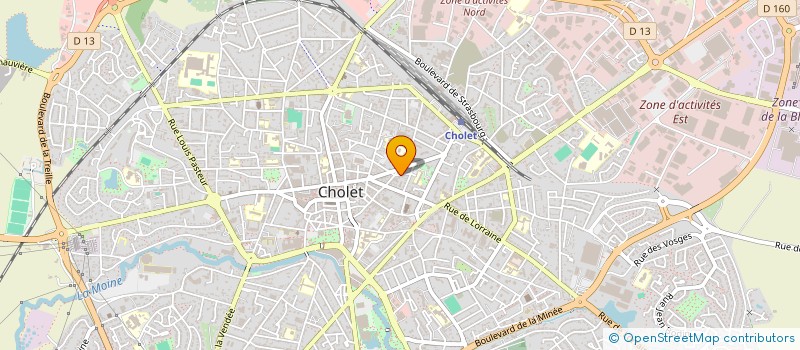 localisation de l'entreprise JEF SERVICES à CHOLET