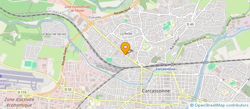 localisation de l'entreprise JEFA à CARCASSONNE