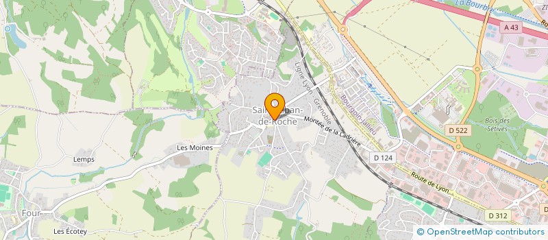 localisation de l'entreprise JEFA  SAINT-ALBAN-DE-ROCHE