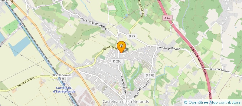 localisation de l'entreprise JEFA à CASTELNAU-D'ESTRETEFONDS