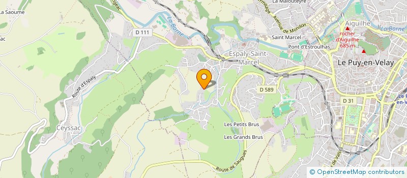 localisation de l'entreprise JEFACE  LE PUY EN VELAY