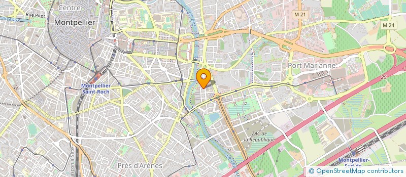 localisation de l'entreprise JEFACOM à MONTPELLIER