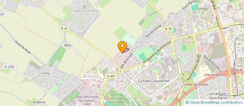 localisation de l'entreprise JEFALEX  SAINT-CONTEST