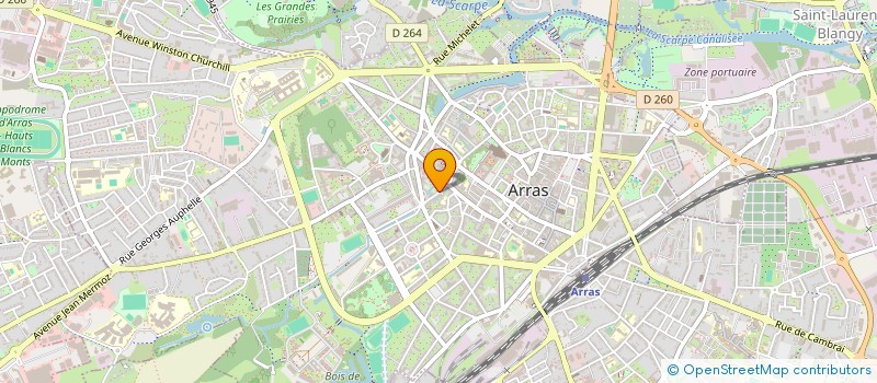 localisation de l'entreprise JEFARTOIS SERVICES à ARRAS