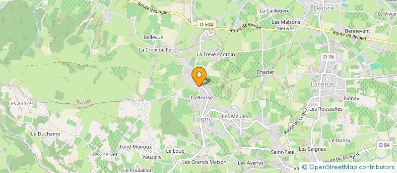 localisation de l'entreprise JEFB CREATING  COGNY