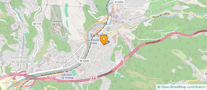 localisation de l'entreprise JEFELEC à LA TRINITE