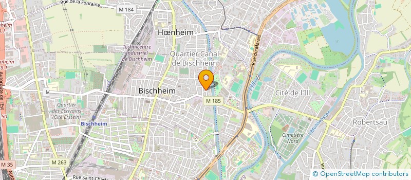 localisation de l'entreprise JEFF  BISCHHEIM