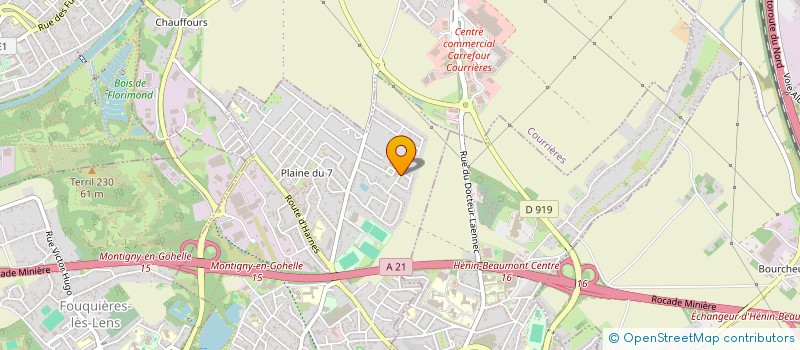 localisation de l'entreprise JEFF à MONTIGNY-EN-GOHELLE