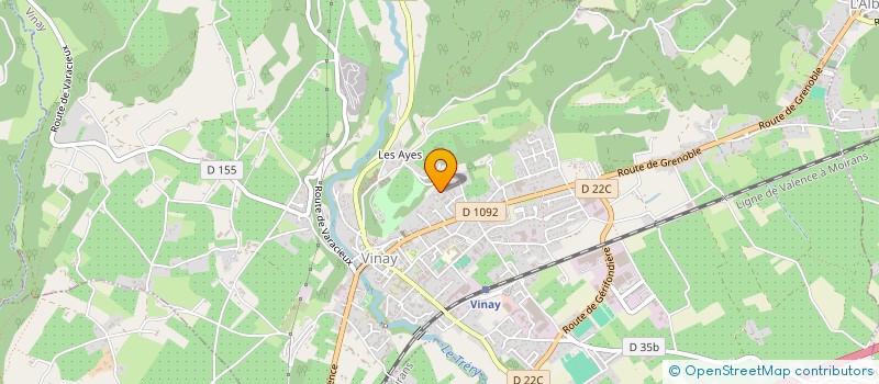 localisation de l'entreprise JEFF BLUES TRIO  VINAY