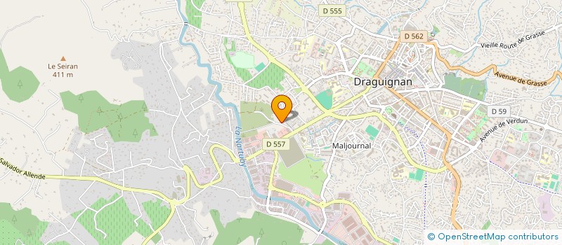 localisation de l'entreprise JEFF BOUTIQUE à DRAGUIGNAN