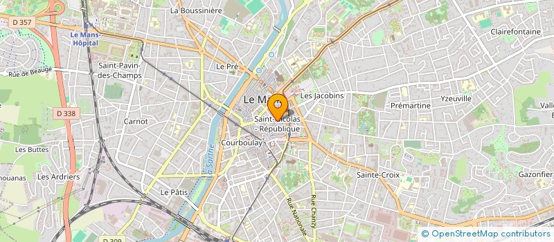 localisation de l'entreprise JEFF DE BRUGES à LE MANS
