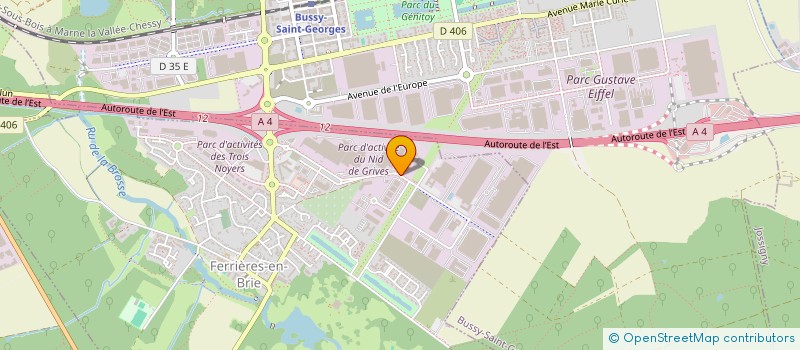 localisation de l'entreprise JEFF DE BRUGES EXPLOITATION  FERRIERES-EN-BRIE