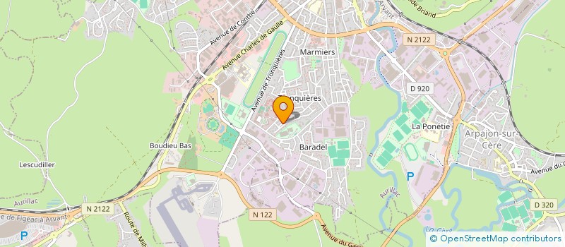 localisation de l'entreprise JEFF ELEC à AURILLAC