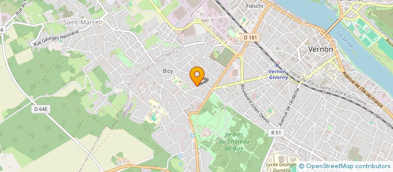 localisation de l'entreprise JEFF IMMOBILIERE  VERNON