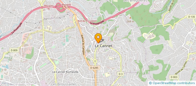 localisation de l'entreprise JEFF PRIVATE DRIVER à LE CANNET
