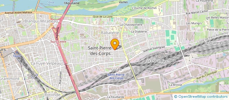 localisation de l'entreprise JEFF&ROD  SAINT-PIERRE-DES-CORPS