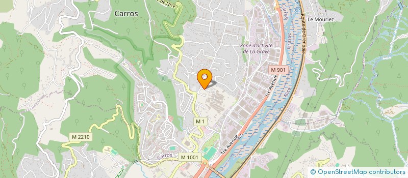 localisation de l'entreprise JEFF-TAXI 06 à CARROS