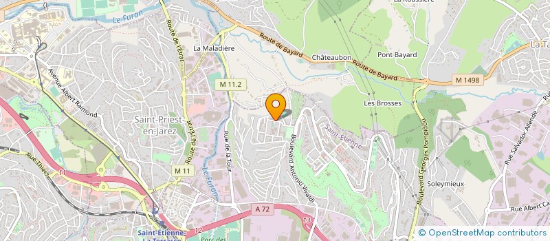 localisation de l'entreprise JEFFAC à SAINT-ETIENNE
