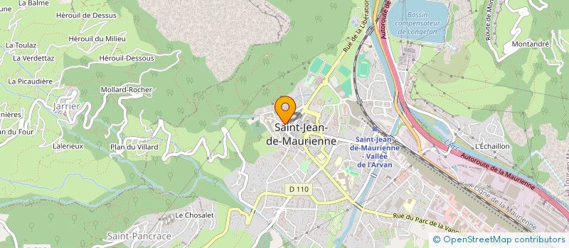 localisation de l'entreprise JEFFACTORY  SAINT-JEAN-DE-MAURIENNE