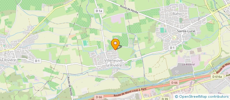 localisation de l'entreprise JEFFERIC  VILLENEUVE-LA-RIVIERE