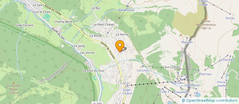 localisation de l'entreprise JEFFERSON à CHATEL
