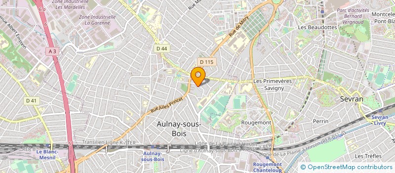 localisation de l'entreprise JEFFERSON S VTC PARIS  AULNAY-SOUS-BOIS