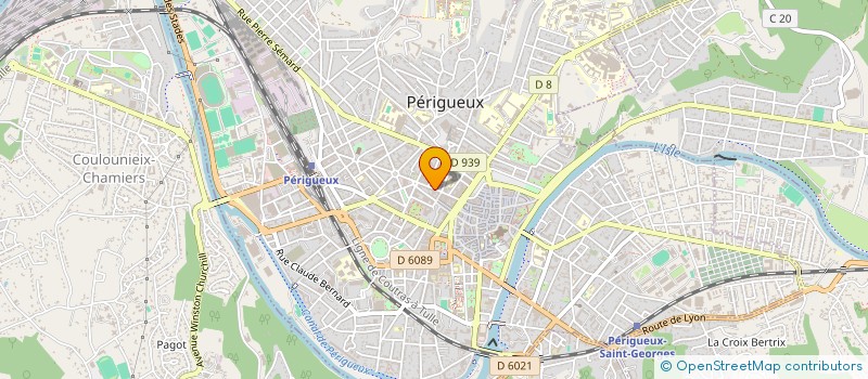 localisation de l'entreprise JEFFERSON WHITE  PERIGUEUX