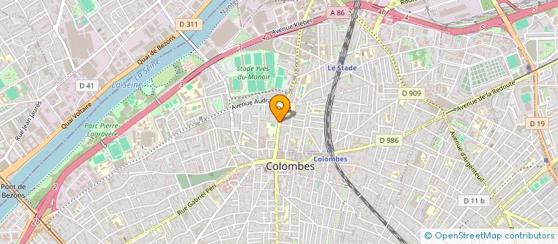 localisation de l'entreprise JEFFREX TRANSPORTS à COLOMBES