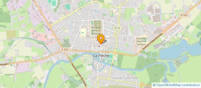 localisation de l'entreprise JEFI  LA FLECHE