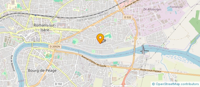 localisation de l'entreprise JEFID  ROMANS-SUR-ISERE