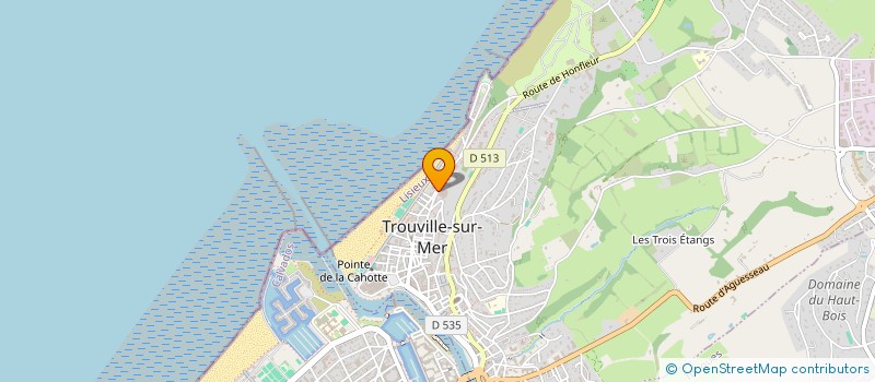 localisation de l'entreprise JEFIMAP  TROUVILLE-SUR-MER