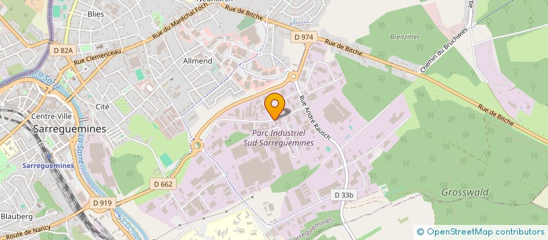 localisation de l'entreprise JEFRA CREATIONS SAS  SARREGUEMINES