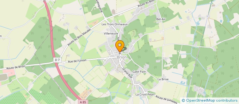 localisation de l'entreprise JEFRAME  BRISSAC LOIRE AUBANCE