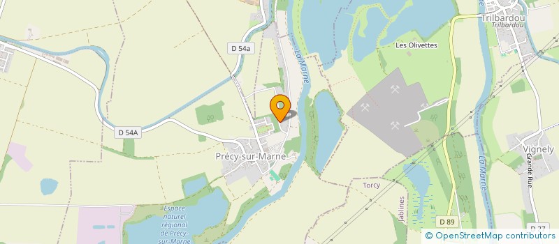 localisation de l'entreprise JEFRANK  PRECY-SUR-MARNE