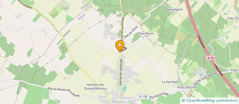 localisation de l'entreprise JEFRE  TESSON