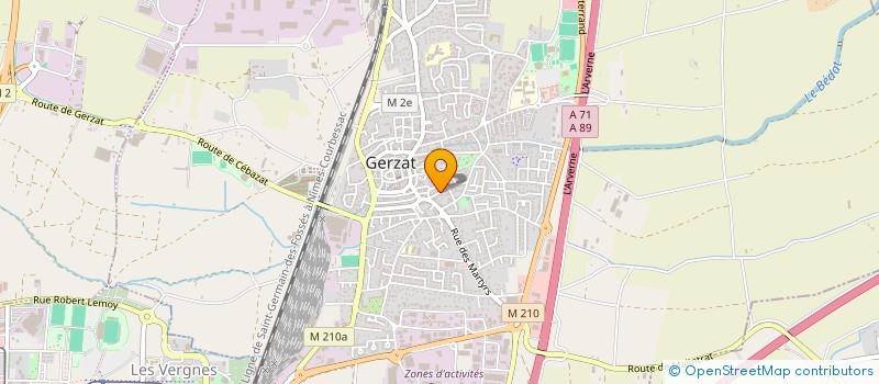 localisation de l'entreprise JEFRED  GERZAT