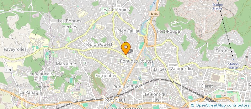 localisation de l'entreprise JEFREPA  TOULON