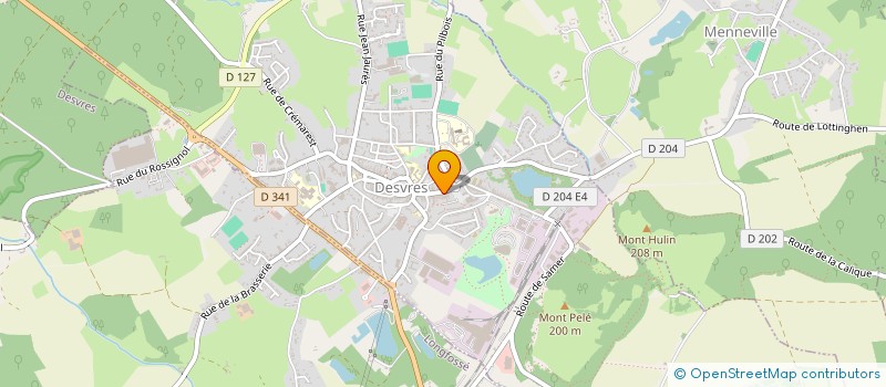 localisation de l'entreprise JEG  DESVRES