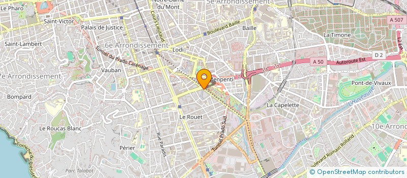 localisation de l'entreprise JEG à MARSEILLE
