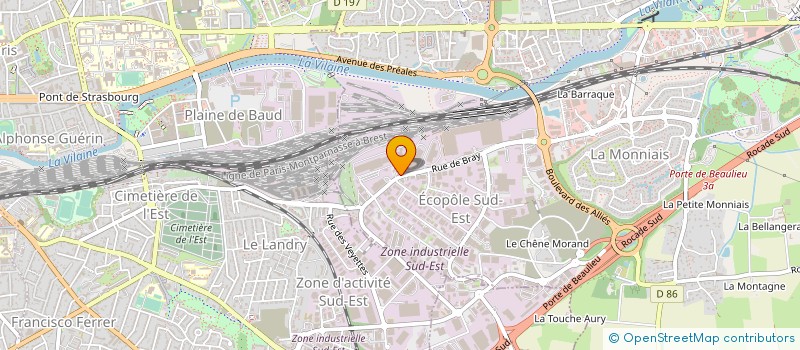 localisation de l'entreprise JEG HOLDING  CESSON-SEVIGNE