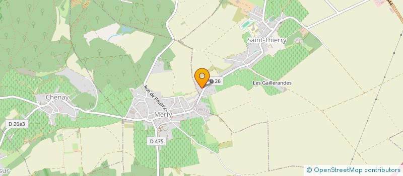 localisation de l'entreprise JEG INVEST  SAINT-THIERRY