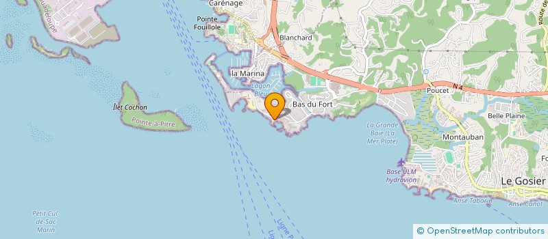 localisation de l'entreprise JEG SERVICES  LE GOSIER