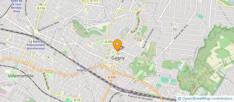 localisation de l'entreprise JEG VERLENE  GAGNY