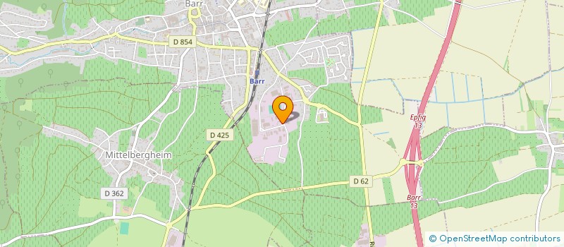 localisation de l'entreprise JEGA  BARR