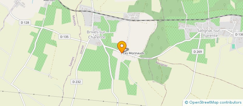 localisation de l'entreprise JEGA INVESTISSEMENT  BRIVES-SUR-CHARENTE