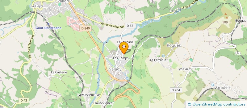 localisation de l'entreprise JEGALU  VALADY