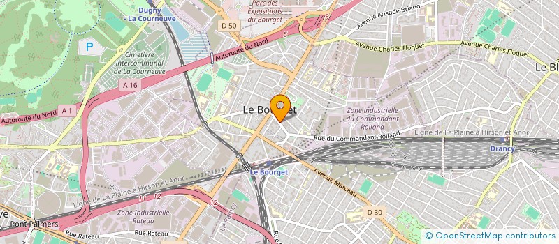 localisation de l'entreprise JEGAN SMVT à LE BOURGET