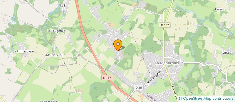 localisation de l'entreprise JEGAT IMMOBILIER  TREILLIERES