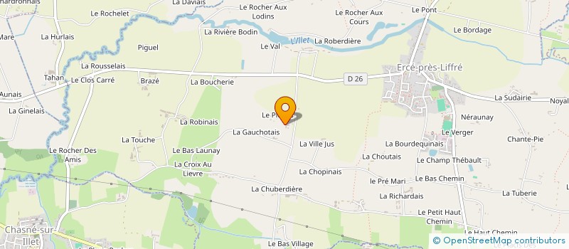 localisation de l'entreprise JEGO  ERCE-PRES-LIFFRE