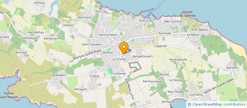 localisation de l'entreprise JEGO CALLOCH  GROIX